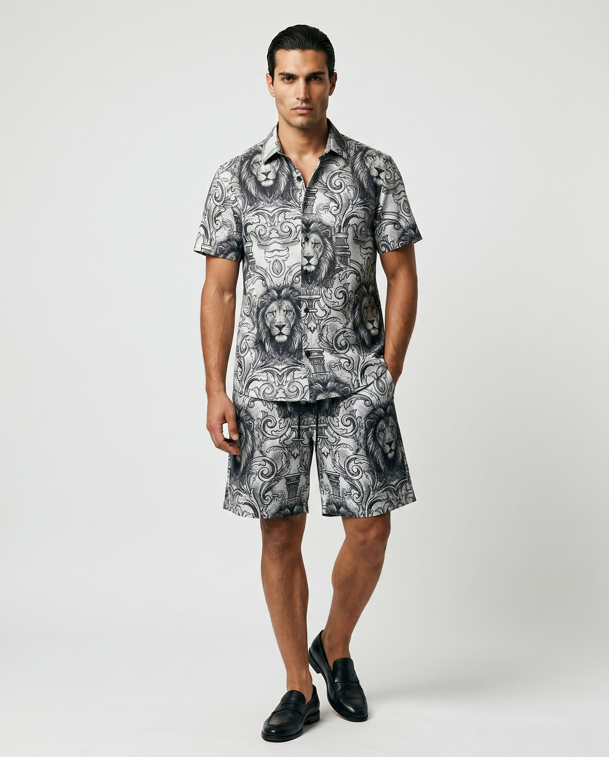 The Baroque Lion Relaxed-Fit Co-ord Set