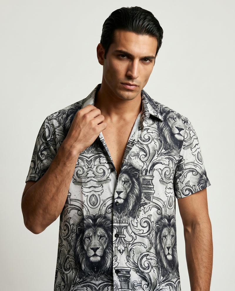 The Baroque Lion Relaxed-Fit Co-ord Set