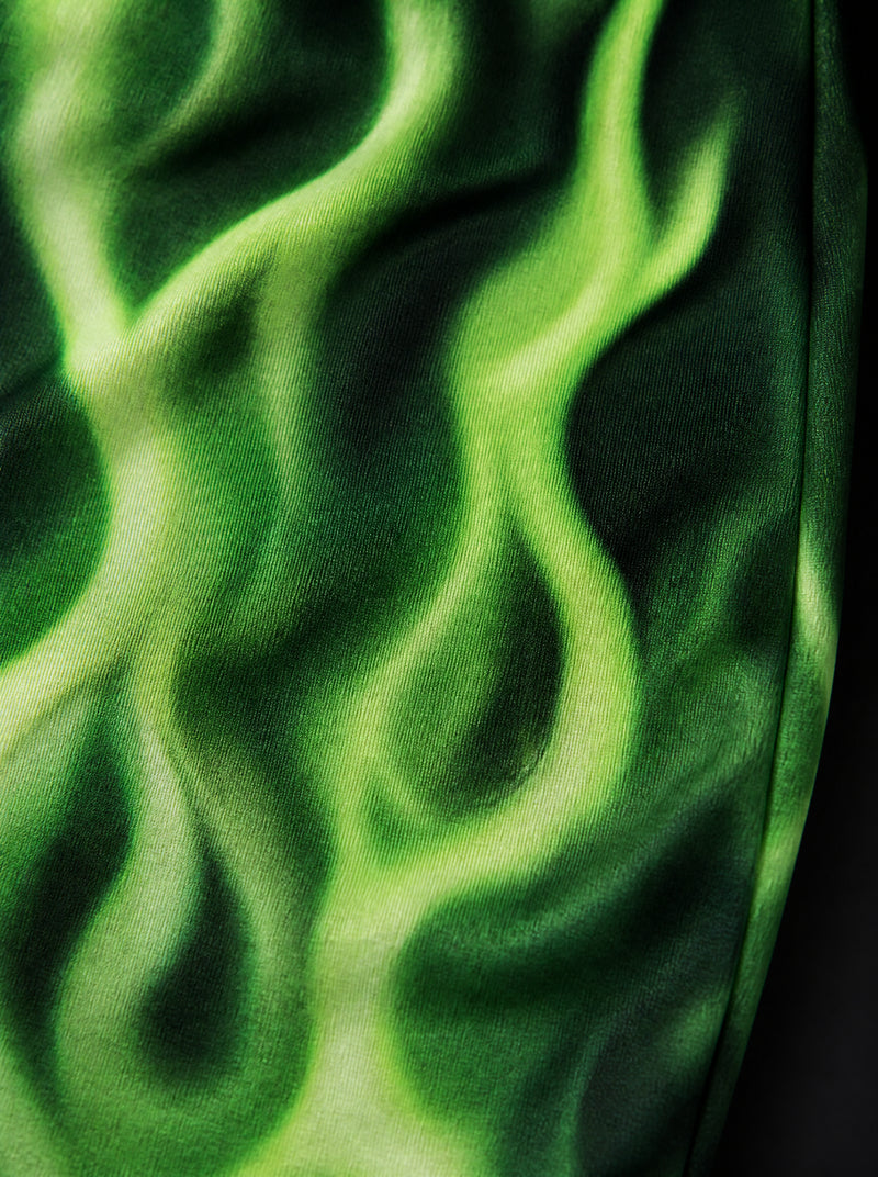 Neon Inferno Wide Leg Trousers