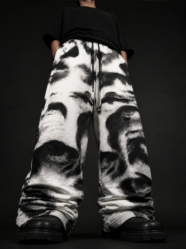 Noir Visage Wide Leg Trousers