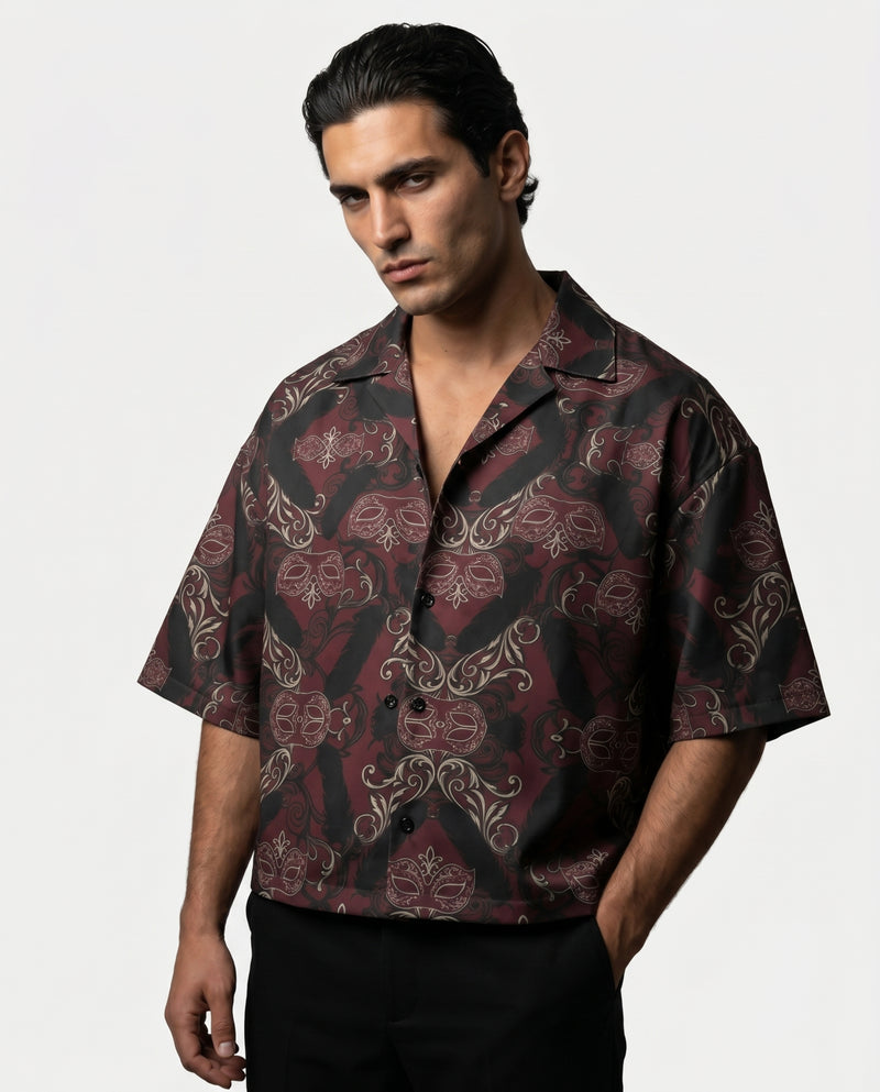 The Masquerade Boxy-Fit Cuban Shirt