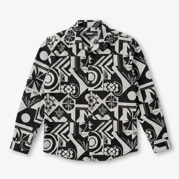 Graphic Illusion Luxury Tapestry Overshirt