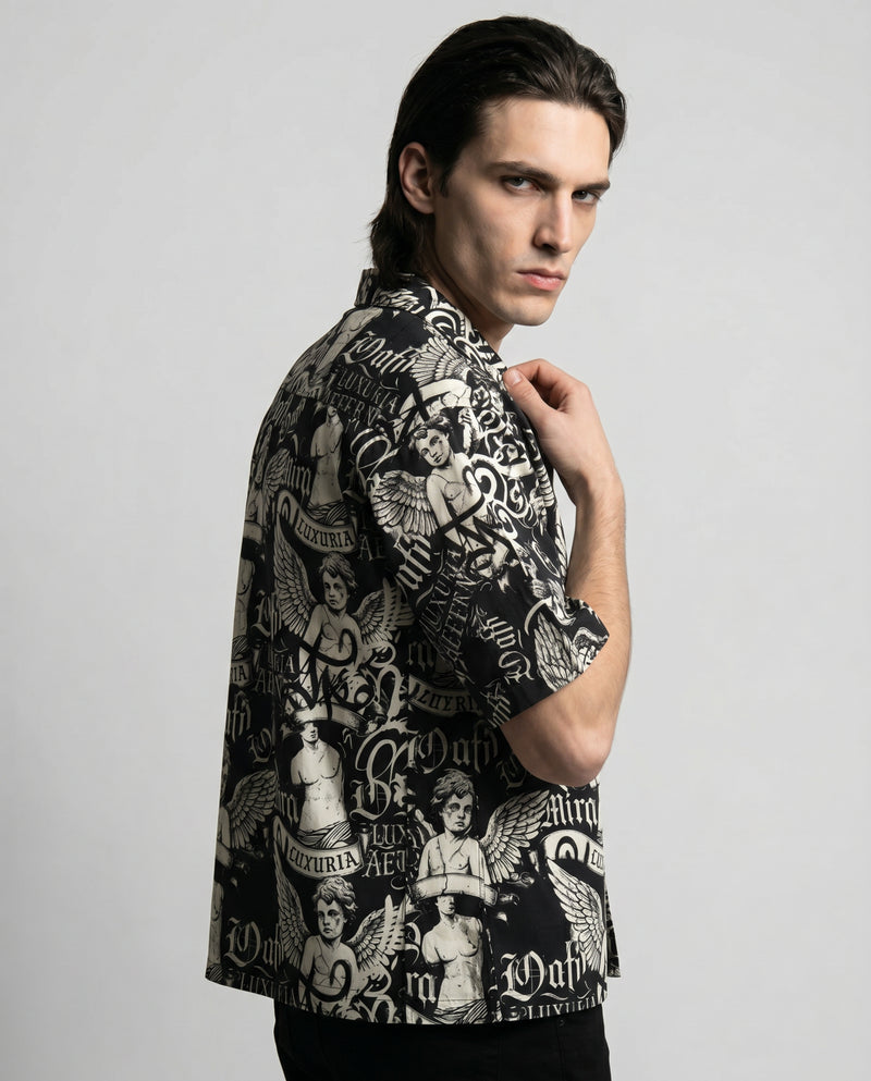 The Renaissance Boxy-Fit Cuban Shirt