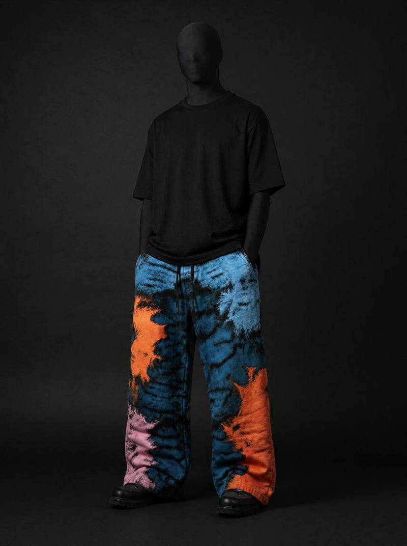 Azure Ember Wide Leg Trousers