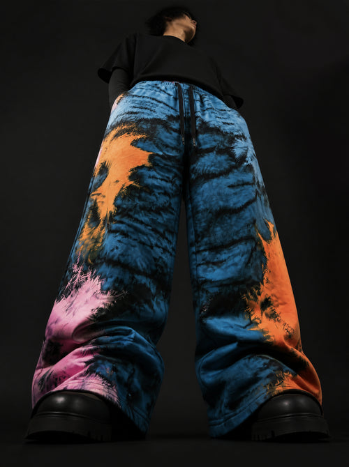 Azure Ember Wide Leg Trousers