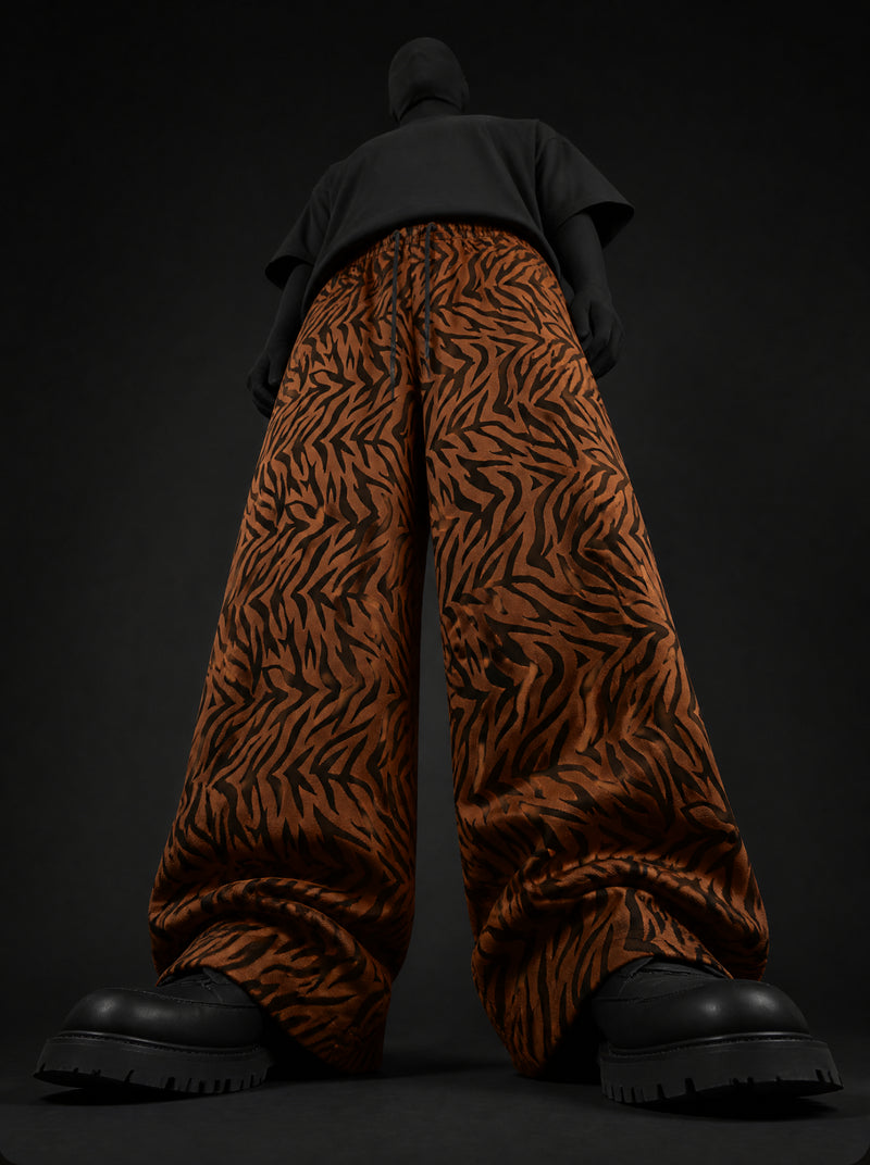 Tiger Pulse Wide Leg Trousers.