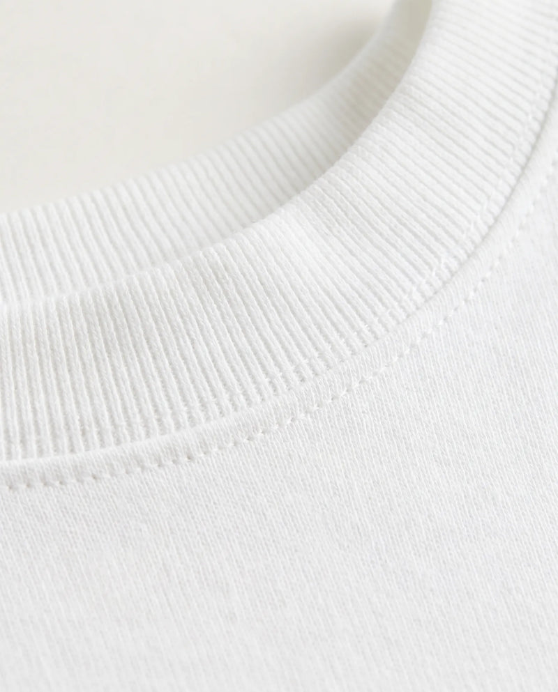 Premium Cotton Relaxed T-Shirt White