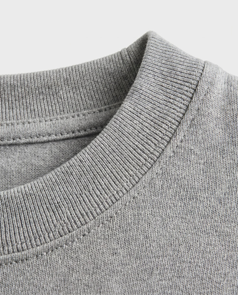Premium Cotton Relaxed T-Shirt Grey