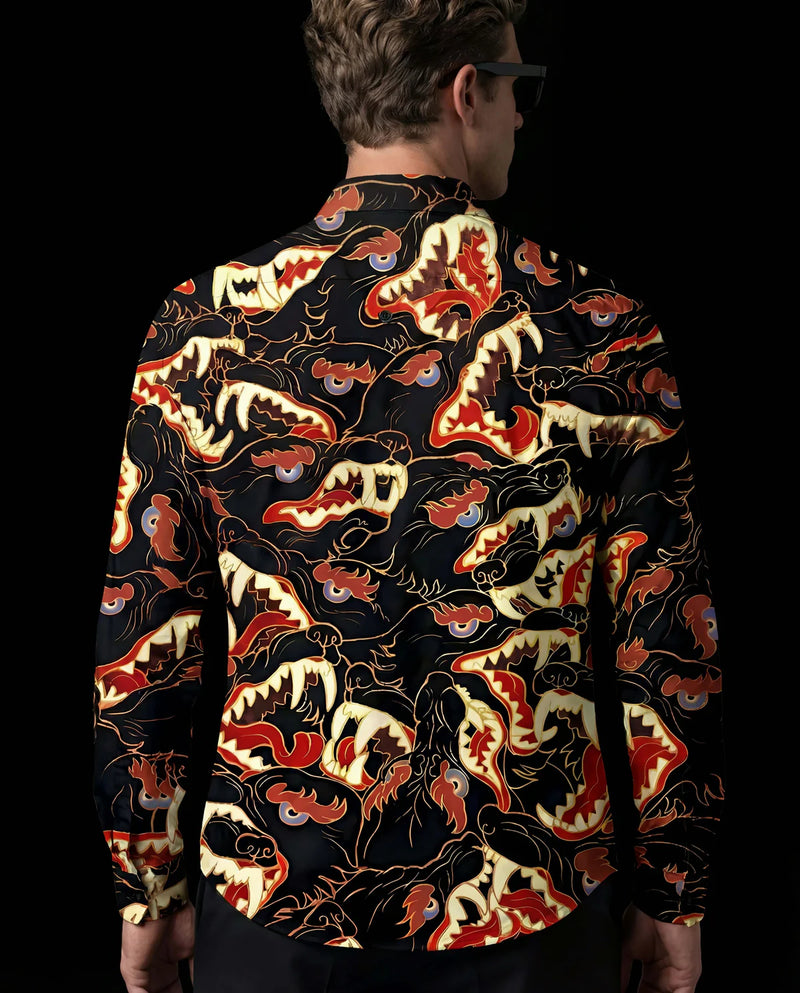 Trench Beast Premium Oni Cotton Shirt