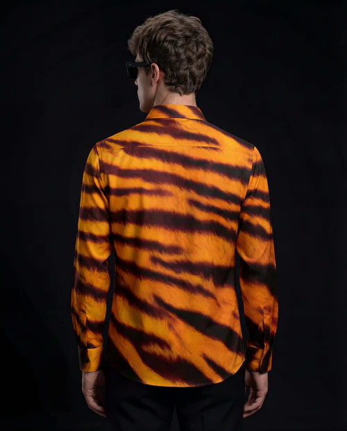 Krakatoa Amber Premium Tiger Cotton Shirt