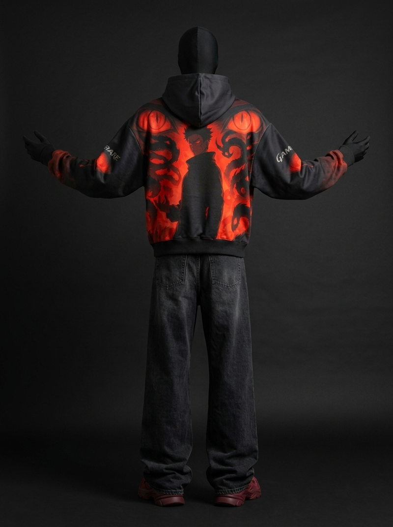 Gambare Dragon Signature Baggy Hoodie