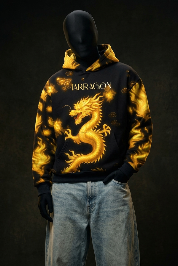 Inferno Dragon Signature Baggy Hoodie