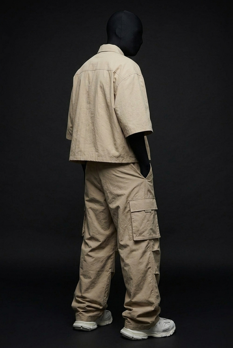 Sandstorm Tactical Crush-Nylon Zip Co-ord Set