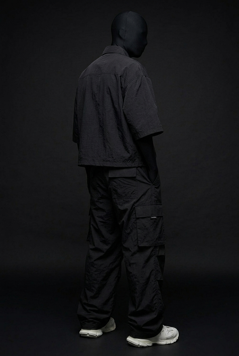 Obsidian Tactical Crush-Nylon Zip Co-ord Set