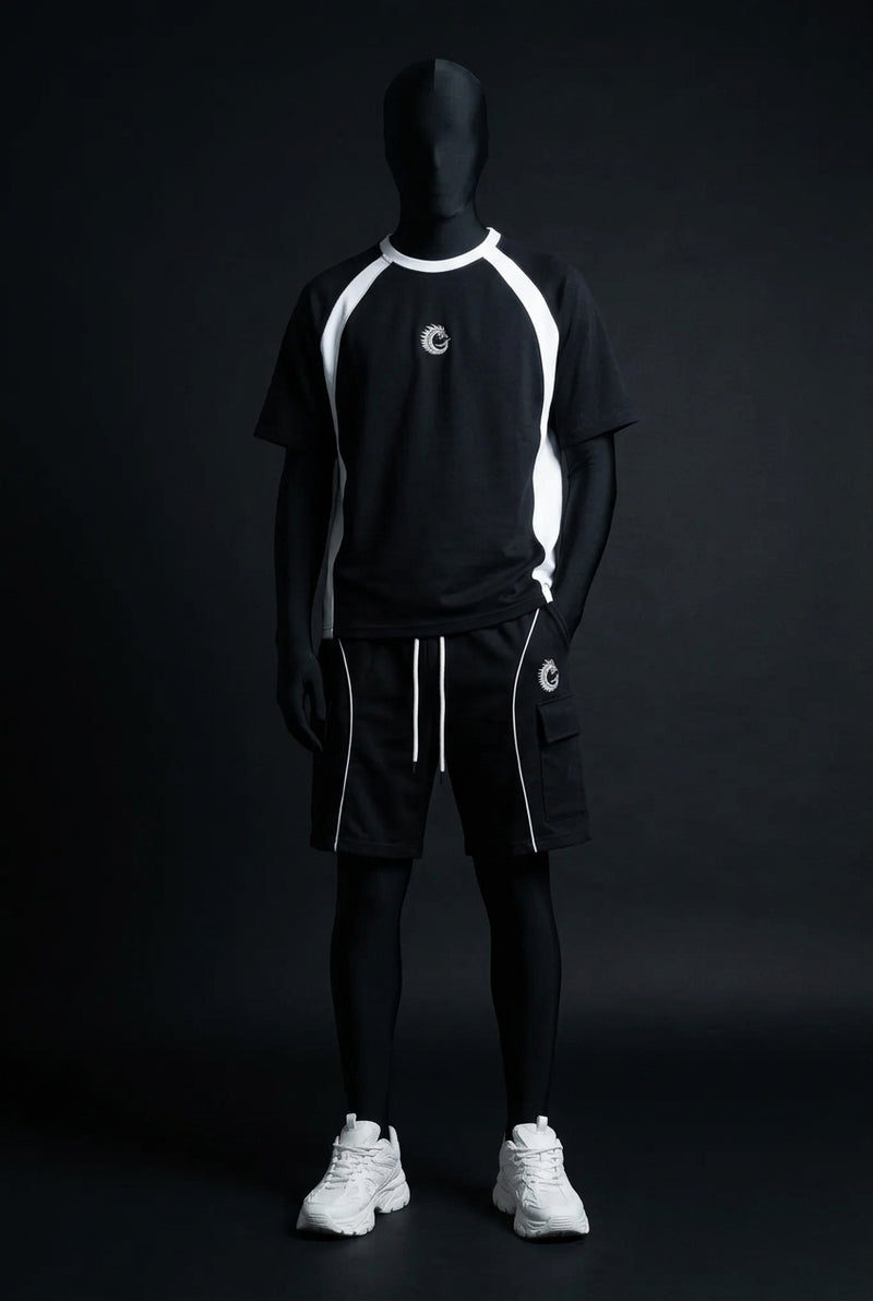Void Black Club-Terry Luxury Co-ord Set