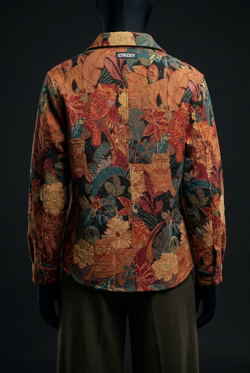 Bohemian Blaze Luxury Tapestry Overshirt
