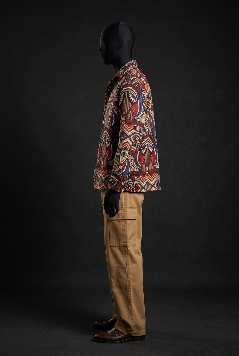 Cultural Reign Luxury Tapestry Overshirt