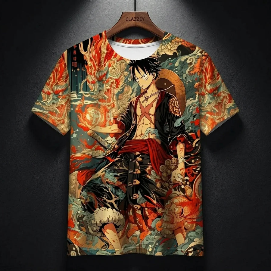 Sakura Storm Japanese Floral Graphic Tee