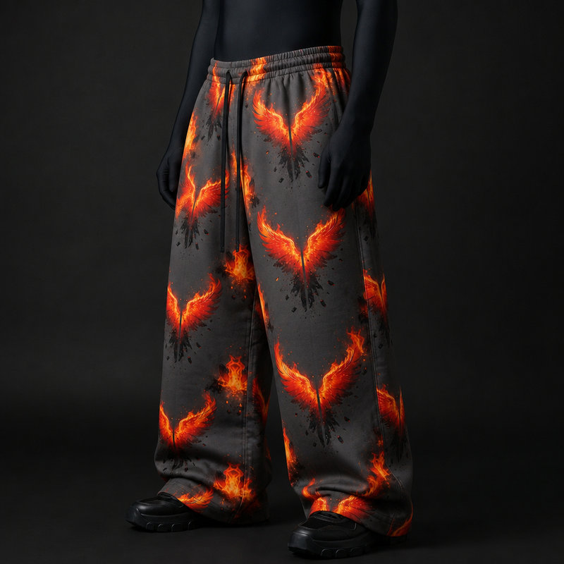 Phoenix Flame Baggy Pants