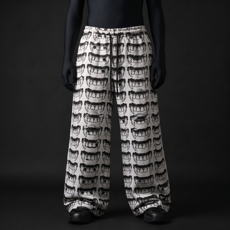 Vampire Fangs Baggy Pants