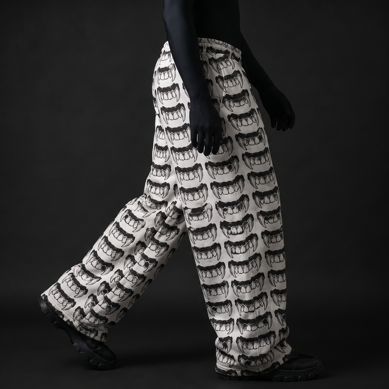 Vampire Fangs Baggy Pants