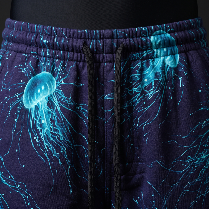 Glow Jellyfish Baggy Pants