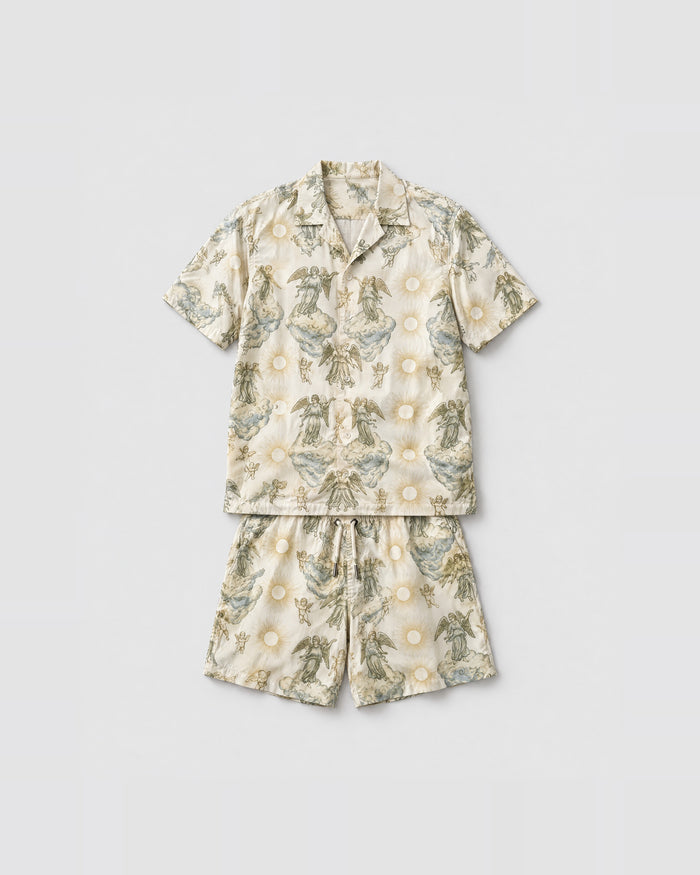Ivory Botanica Relaxed-Fit Co-ord Set