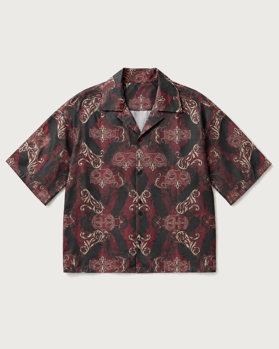 Masquerade Boxy-Fit Cuban Shirt