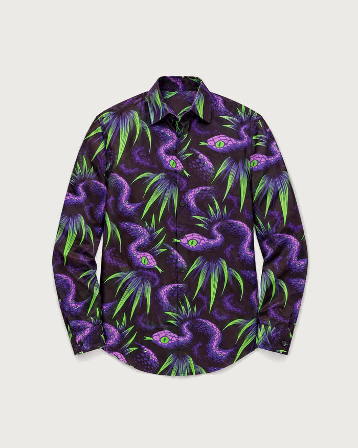 Abyssal Tide Neon Serpent Premium Shirt