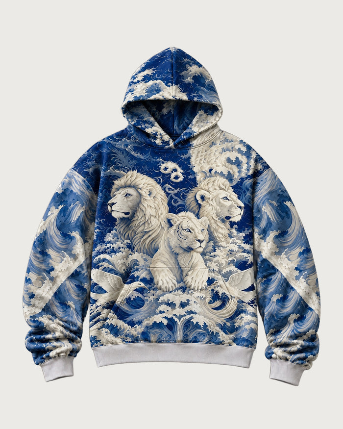 Throne of Waves Signature Baggy Hoodie
