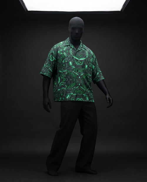 The Cybernetic Boxy-Fit Cuban Shirt