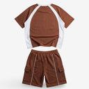 Terra Brown Heavyweight Tech-Terry Co-ord Set