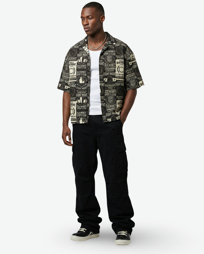 The Fight Night Boxy-Fit Cuban Shirt