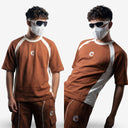 Terra Brown Heavyweight Tech-Terry Co-ord Set
