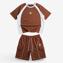 Terra Brown Heavyweight Tech-Terry Co-ord Set