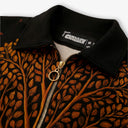 Artistic Wildwood Leopard Fur-Lined Zip-Up Jacket