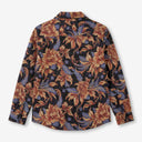 Baroque Bloom Shacket – Cotton Collared Overshirt