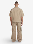Tan Utility Zip Co-ord // Tech-Nylon Series