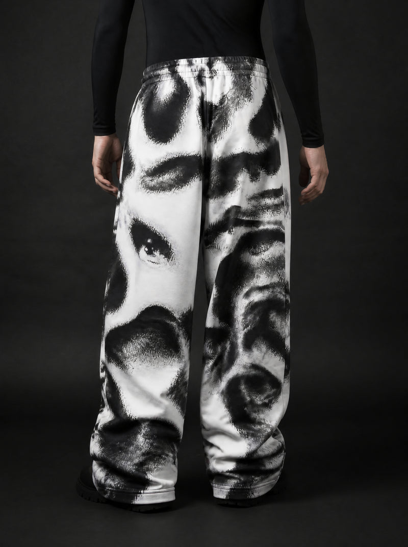 Noir Visage Wide Leg Trousers