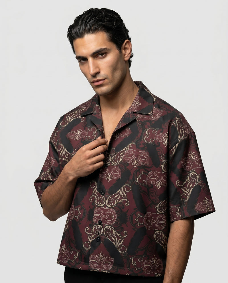 The Masquerade Boxy-Fit Cuban Shirt