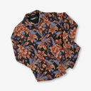Baroque Bloom Shacket – Cotton Collared Overshirt
