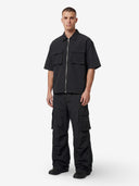Black Utility Zip Co-ord // Tech-Nylon Series