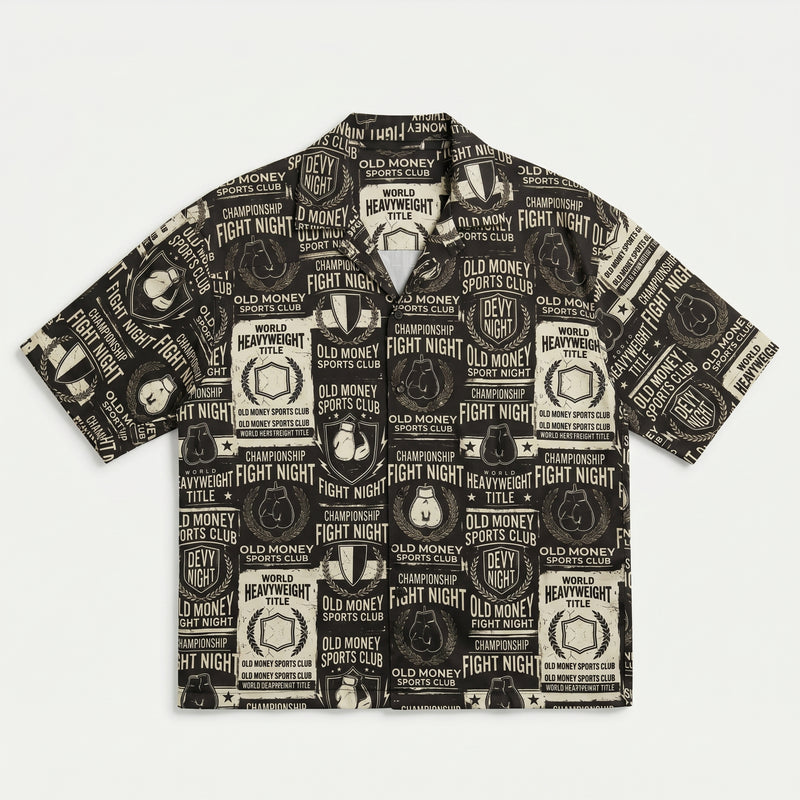 The Fight Night Boxy-Fit Cuban Shirt