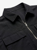 Black Utility Zip Co-ord // Tech-Nylon Series