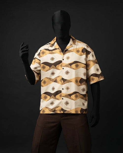 The Compass Boxy-Fit Cuban Shirt