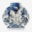 Throne of Waves Printed Hoodie