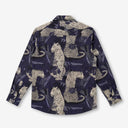 Leopard’s Lair Shacket – Luxury Jacquard Jacket