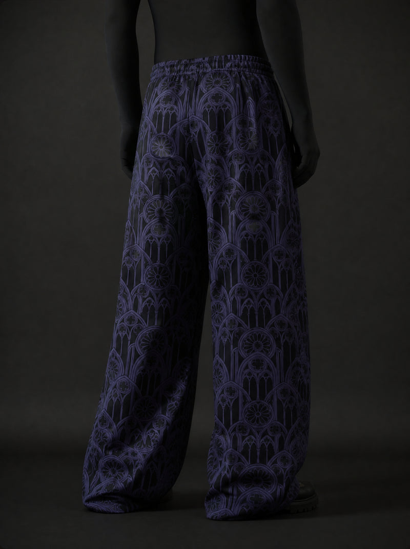 Gothic Basilica Signature Wide-Leg Trousers