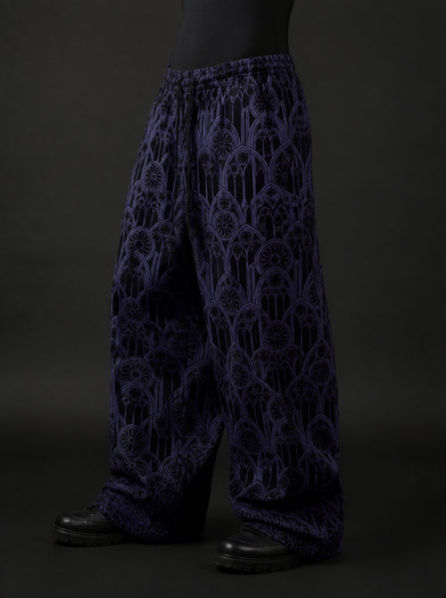 Gothic Basilica Signature Wide-Leg Trousers
