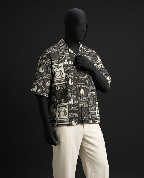 The Fight Night Boxy-Fit Cuban Shirt